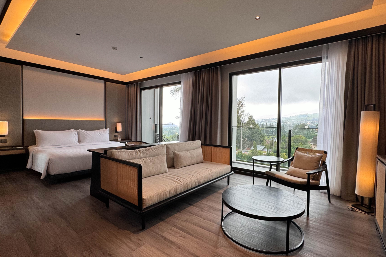 kamar hotel view alam